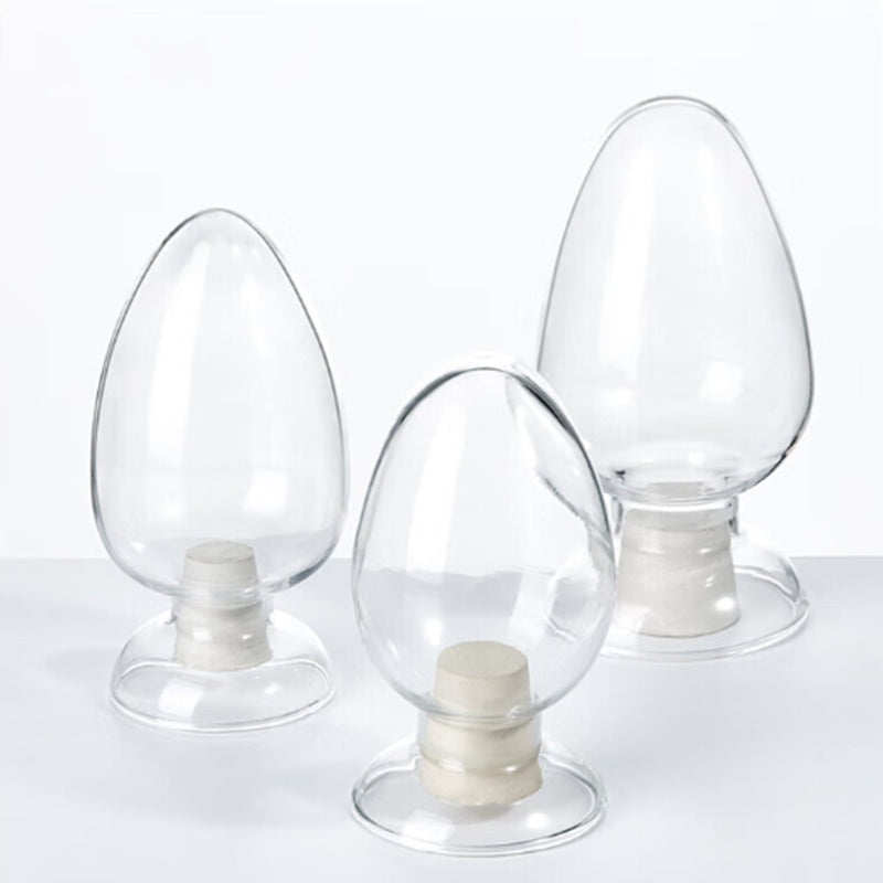 Glass Seed Bottle with Circular/Conical Head, 125-500ml Available