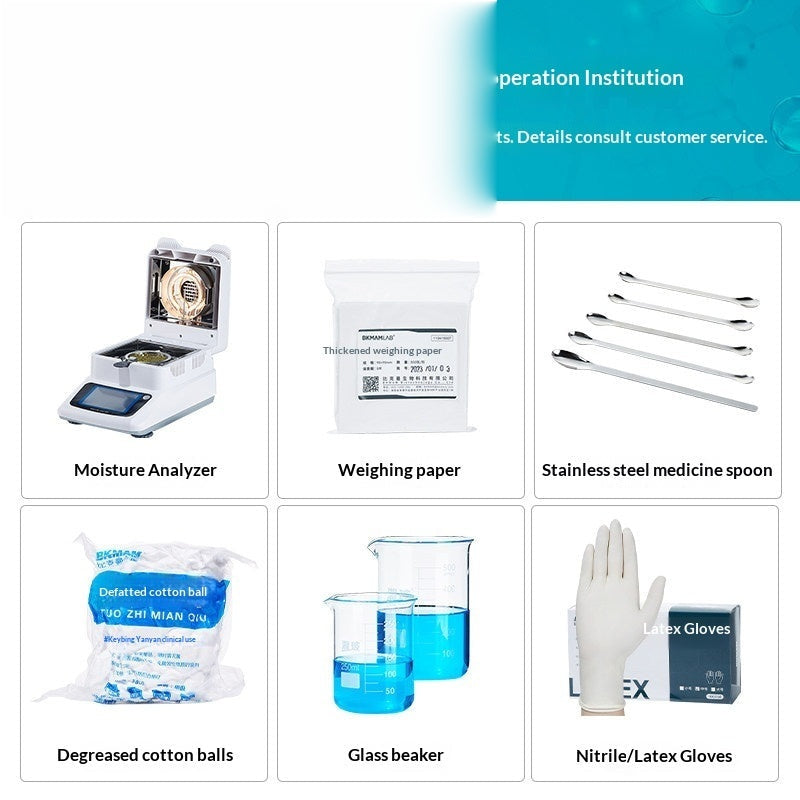 Biological Moisture Meter Weighing Tray Aluminum Foil H1008/B-LB02 Laboratory Sample Analysis