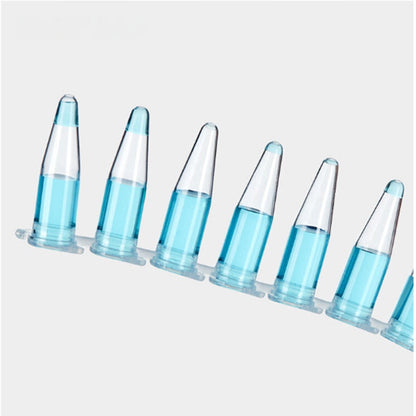 Bio 8-Tube PCR Centrifuge Tube Plate 0.1/0.2/0.5ml Capacities High Temperature Resistant 8-Tube PCR