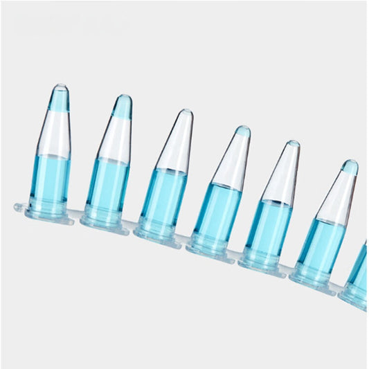 Bio 8-Tube PCR Centrifuge Tube Plate 0.1/0.2/0.5ml Capacities High Temperature Resistant 8-Tube PCR