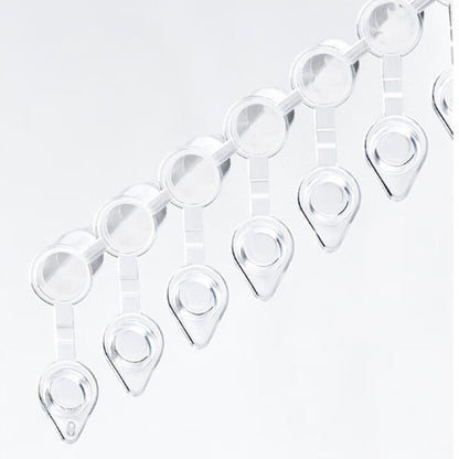 Bio 8-Tube PCR Centrifuge Tube Plate 0.1/0.2/0.5ml Capacities High Temperature Resistant 8-Tube PCR