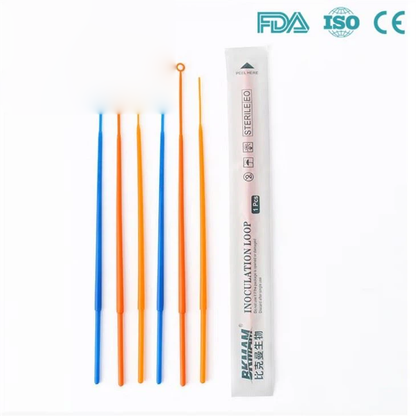 Disposable Sterile Plastic Inoculation Loops/Needle, 1-10ul Available