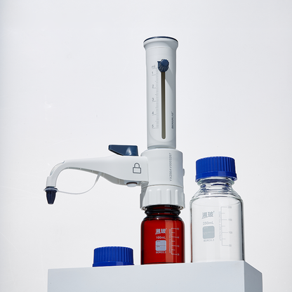 Bio-Bottle Mouth Dispenser PTFE Glass Quantitative Pipetting Manual Adjustable Experimental