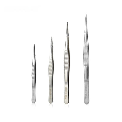 Stainless Steel Tweezers with Flat/Bent/Straight Pointed/Bent Pointed Head