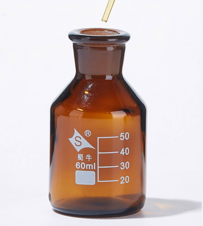 Glass Dropper Bottles/English-Style Dropper Bottles/Transparent/Brown/White Graduated Dropper Bottle
