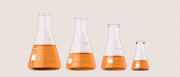 Borosilicate Glass 3.3 Conical Flask/Erlenmeyer Flask, 50-1000ml Available