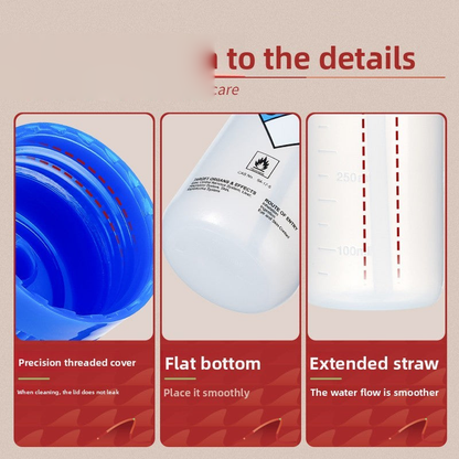 Plastic Safety Laboratory Washing Bottle with White and Red Heads Plastic Safety Laboratory Washing