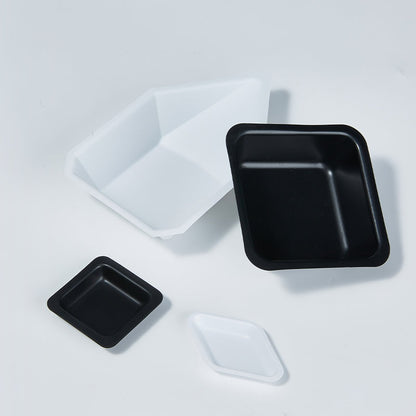 Bioplastic Anti-Static Disposable Weighing Tray Boat Various Sizes Square Diamond-Shaped Laboratory