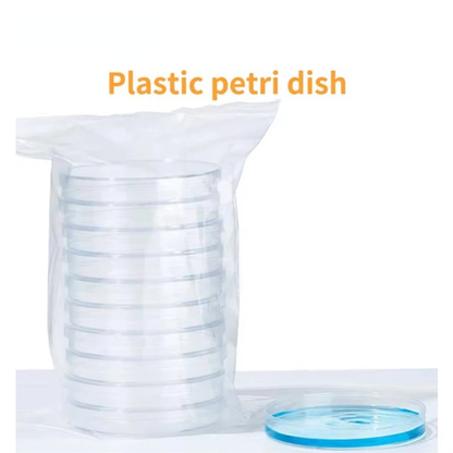 Disposable Plastic Petri Dishes/Bacterial Culture Dishes, Sterilized Bags/Boxes, 60mm