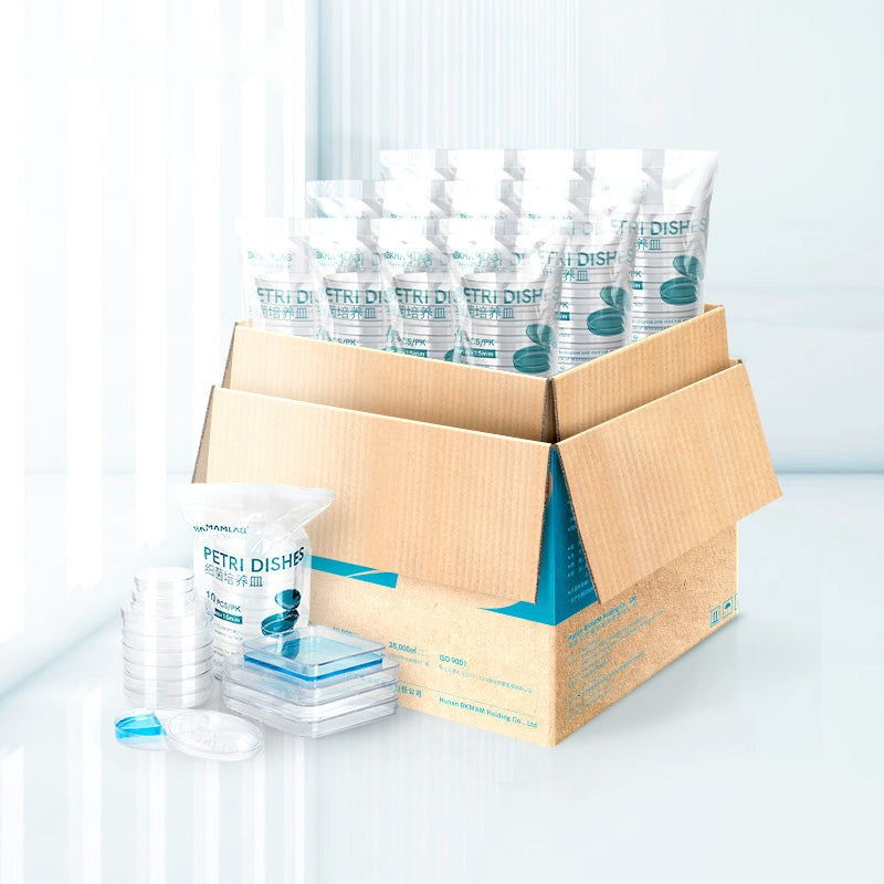 Disposable Plastic Petri Dishes/Bacterial Culture Dishes, Sterilized Bags/Boxes, 60mm