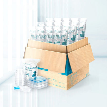 Disposable Plastic Petri Dishes/Bacterial Culture Dishes, Sterilized Bags/Boxes, 60mm