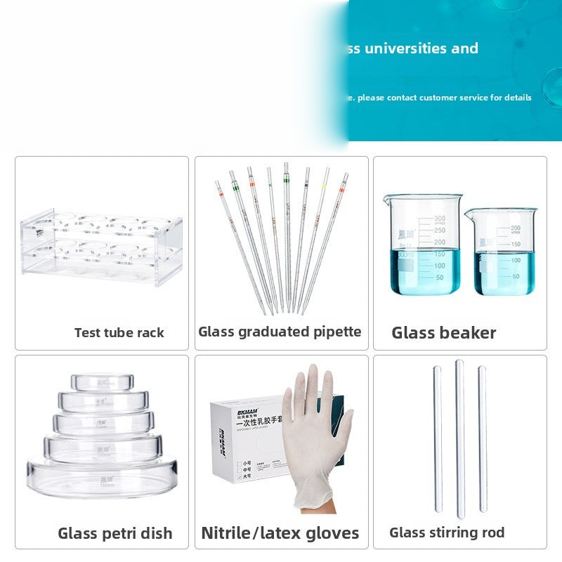 High Borosilicate Flat Mouth Glass for Tube Bottom Thickening Heat Resistance for Chemical