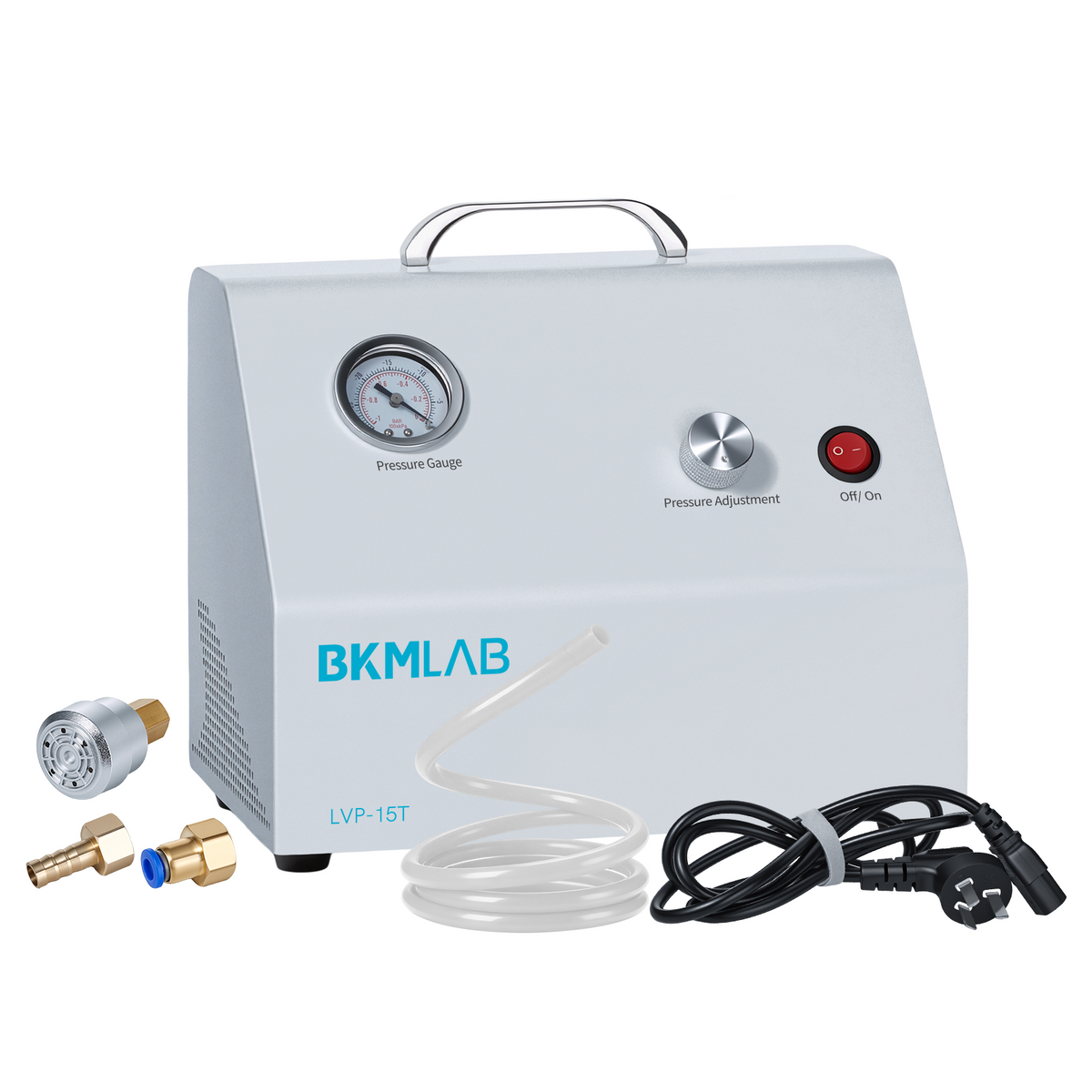 Lab Plastic Vacuum Drying Box Vacuum Desiccator Oil-Free Vacuum Pump