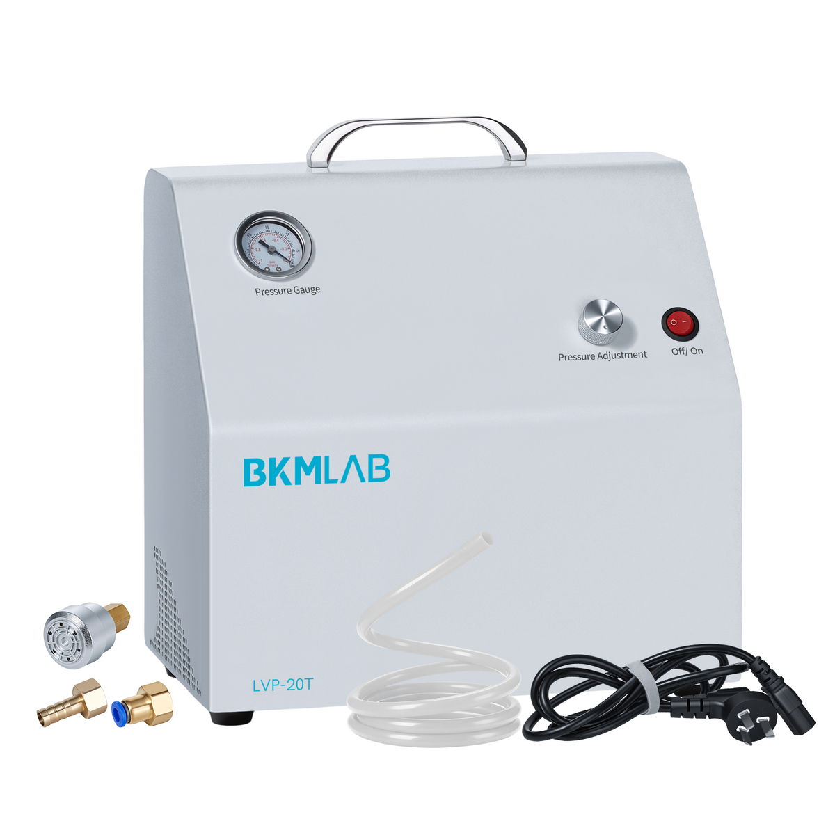 Lab Plastic Vacuum Drying Box Vacuum Desiccator Oil-Free Vacuum Pump