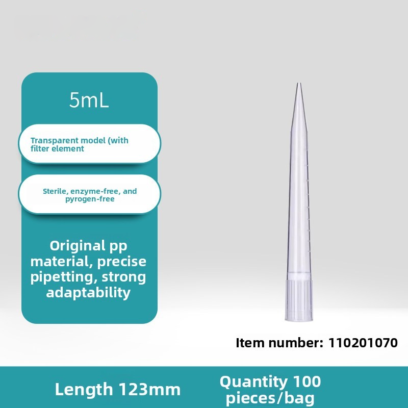 Pipette Tips 1-2000ul Disposable Sterile Bag Pack Enzyme-Free Filter Core Laboratory Pipette Tips