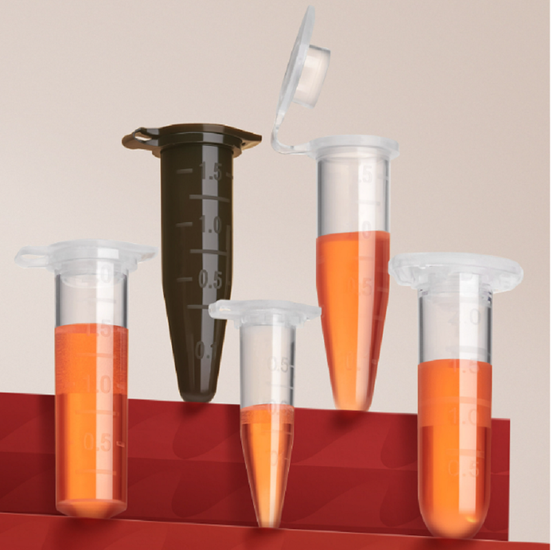 PP Microcentrifuge Tube with Lid, 0.2, 0.5, 1.5, 2mL Available