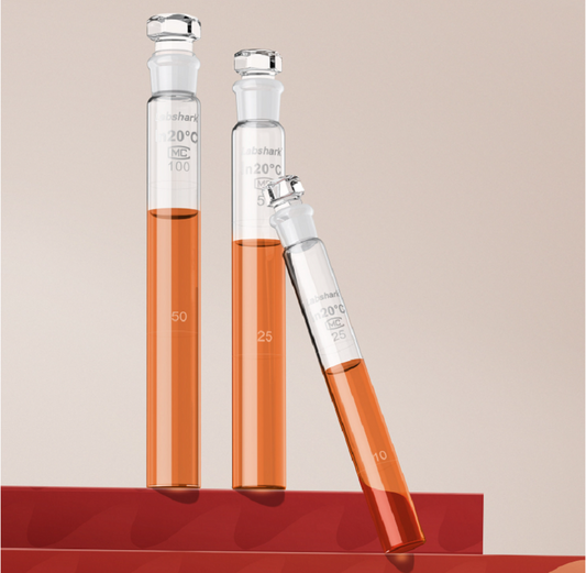 Stoppered Colorimetric Tube, 10, 25, 50, 100ml Available
