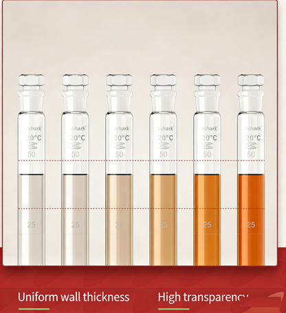 Stoppered Colorimetric Tube, 10, 25, 50, 100ml Available