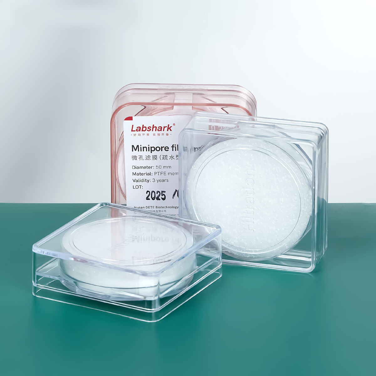 Biological Microporous Hydrophilic Hydrophobic Acid-Base Resistant PTFE Disposable Filter Membrane