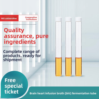 Bio Brain-Hartia Extract Broth (BHI) Fermentation Tube Reagent Laboratory Microbial Culture Medium