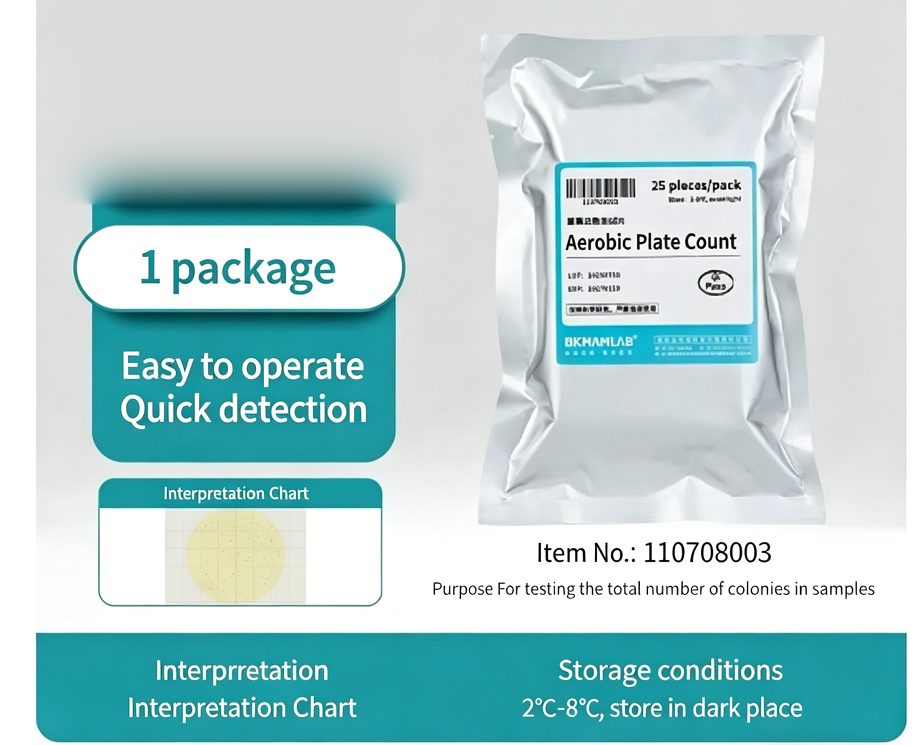 Lab Grade Bacteria Detection Strip: Aerobic/Coliforms/Mold Yeast/Enterobactericeae/Lactic Acid