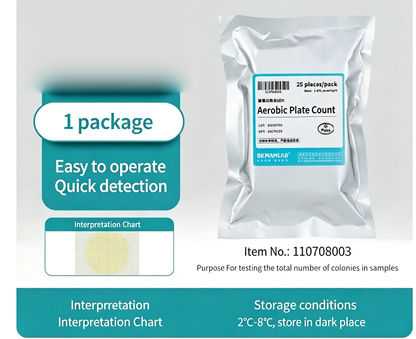 Lab Grade Bacteria Detection Strip: Aerobic/Coliforms/Mold Yeast/Enterobactericeae/Lactic Acid