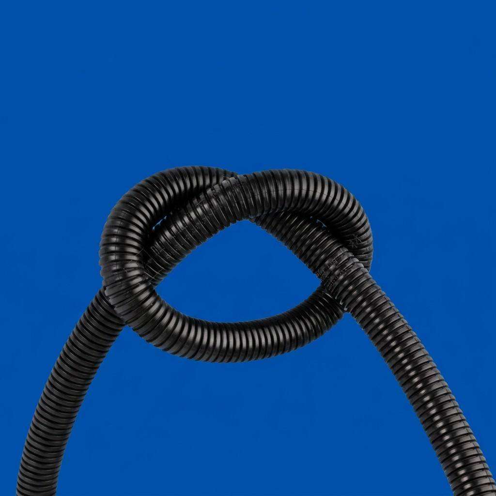 PVC Corrugated Cable Protection Pipe (per Meter)