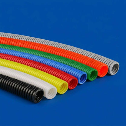 PVC Corrugated Cable Protection Pipe (per Meter)