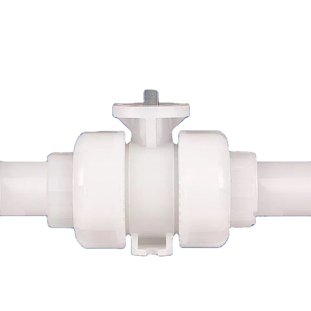 PVDF High-Platform True Union Ball Valve, PVDF-BV-HP