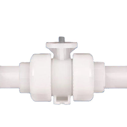 PVDF High-Platform True Union Ball Valve, PVDF-BV-HP