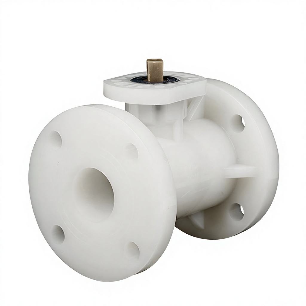 PVDF Male Connector and Bulkhead Elbow Fitting, 1/4-2 in