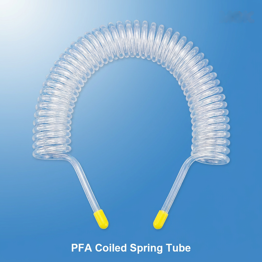 PFA Coiled Spring Tube Spray Gun Set