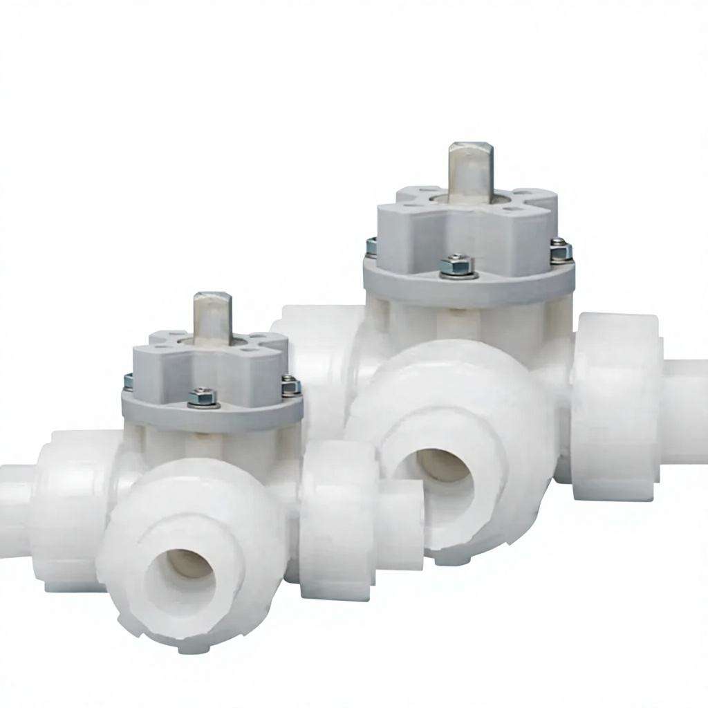 PVDF Ball Valve, Socket Weld and Butt Weld, 1/2-2 in