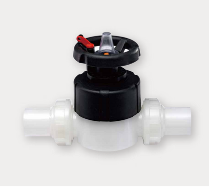 PVDF Diaphragm Valve, Butt Fusion, OD20-OD63