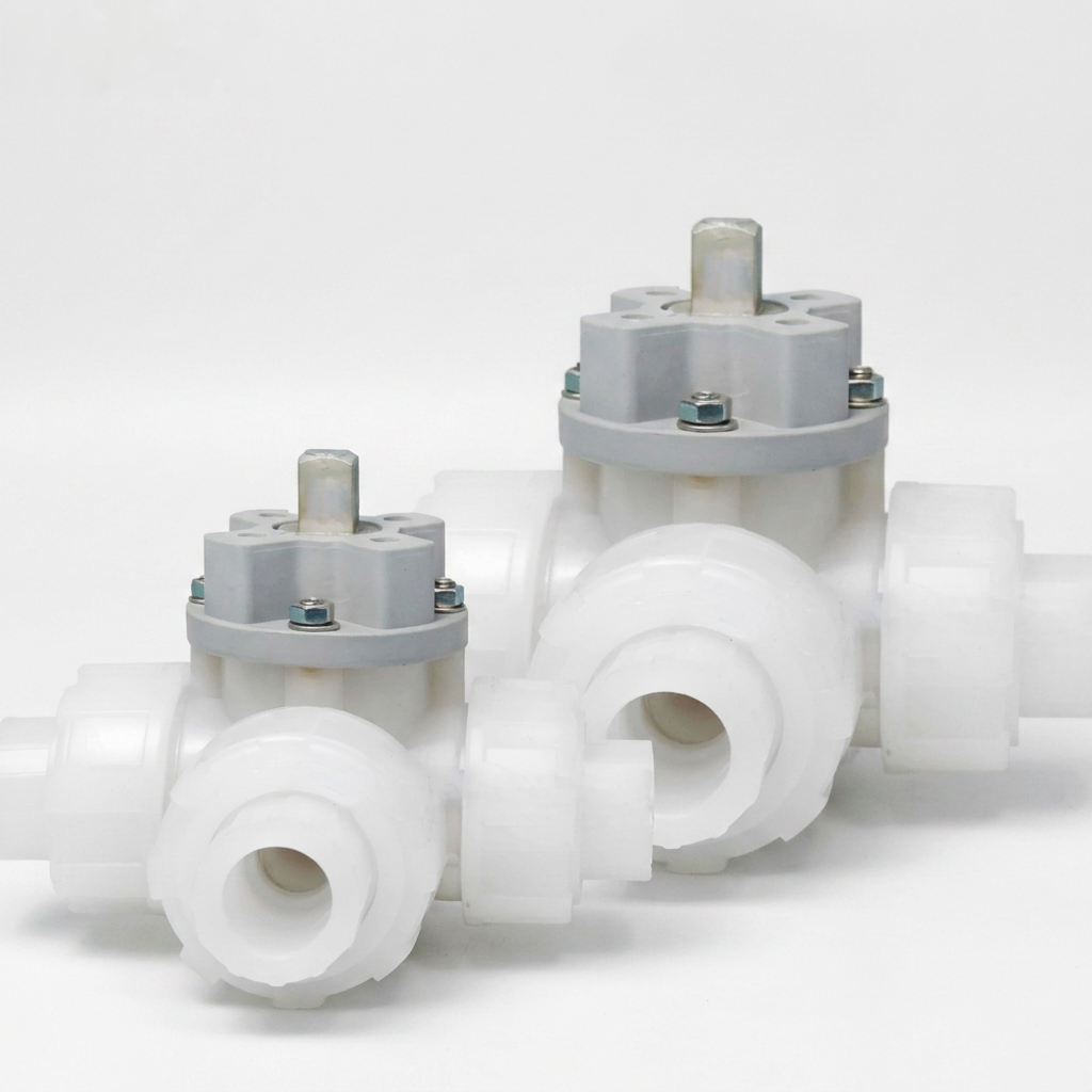 PVDF Flange Ball Valve, Q41F-10F