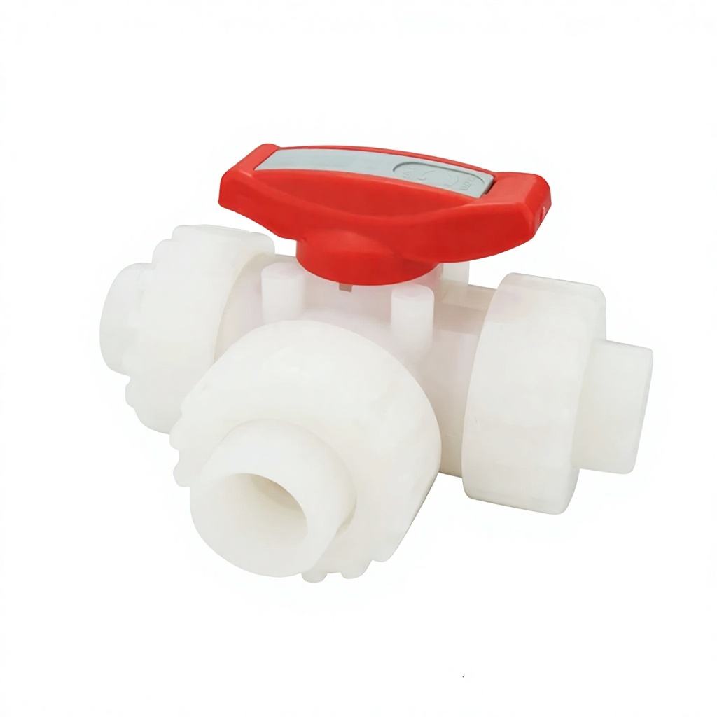 PVDF Flange Ball Valve, Q41F-10F
