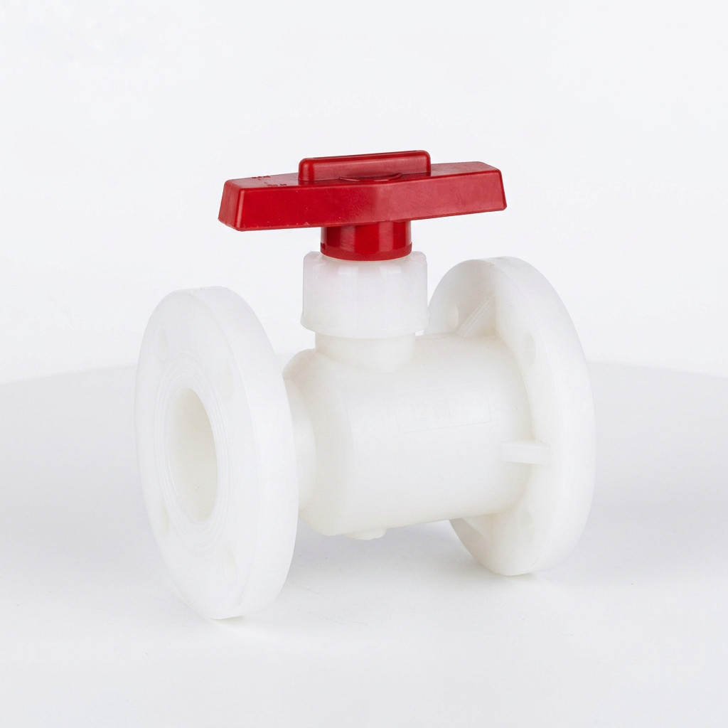 PVDF Flange Ball Valve, Q41F-10F