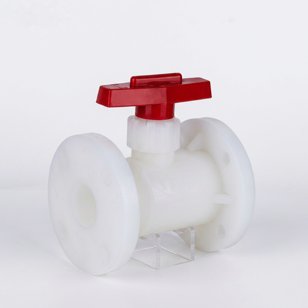 PVDF Flange Ball Valve, Q41F-10F