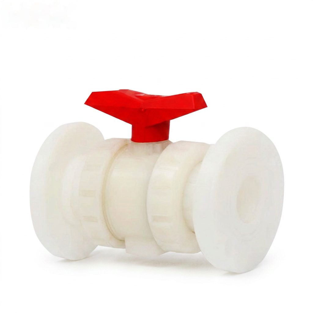 PVDF Flange Ball Valve, Q41F-10F