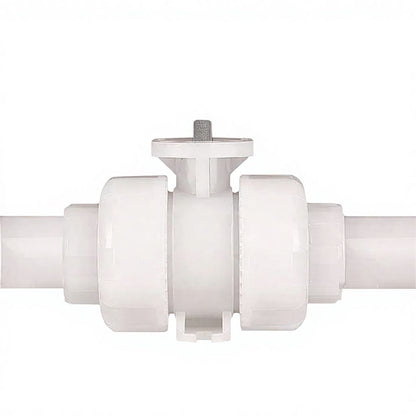 PVDF High-Platform True Union Ball Valve, PVDF-BV-HP