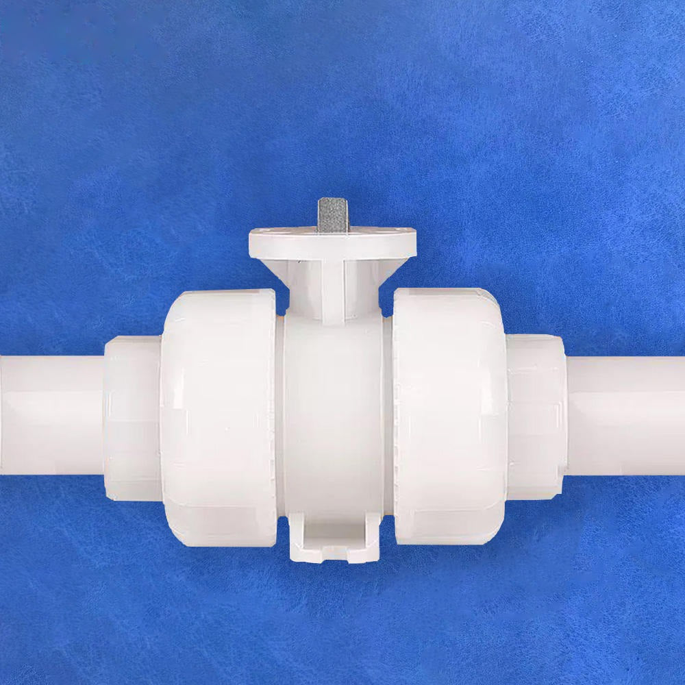 PVDF High-Platform True Union Ball Valve, PVDF-BV-HP