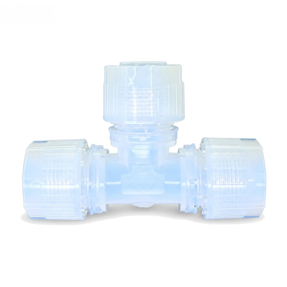 PFA Equal Tee Connector, Bead Type