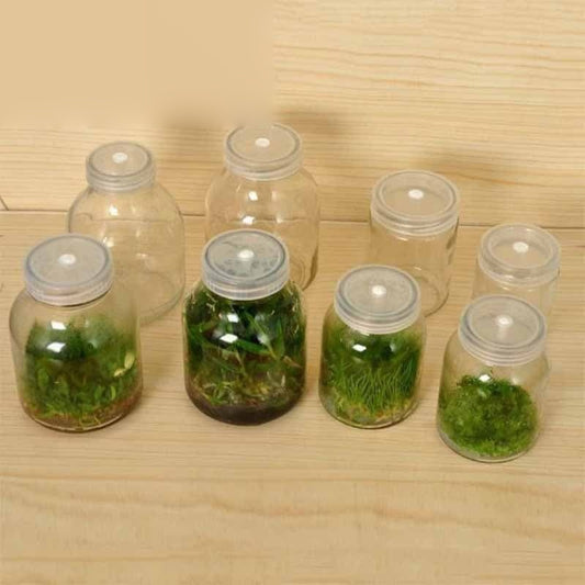 Glass Culture Bottle with Vent Cap, 195 to 1000ml