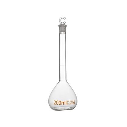 Class A Borosilicate Glass Volumetric Flask, Clear
