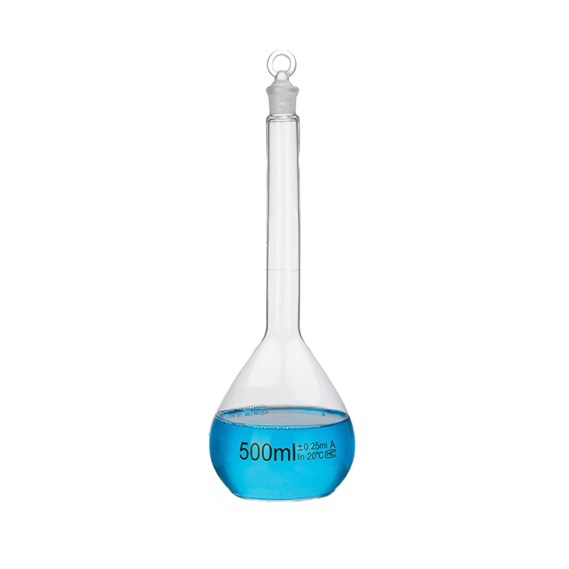 Class A Borosilicate Glass Volumetric Flask, Clear