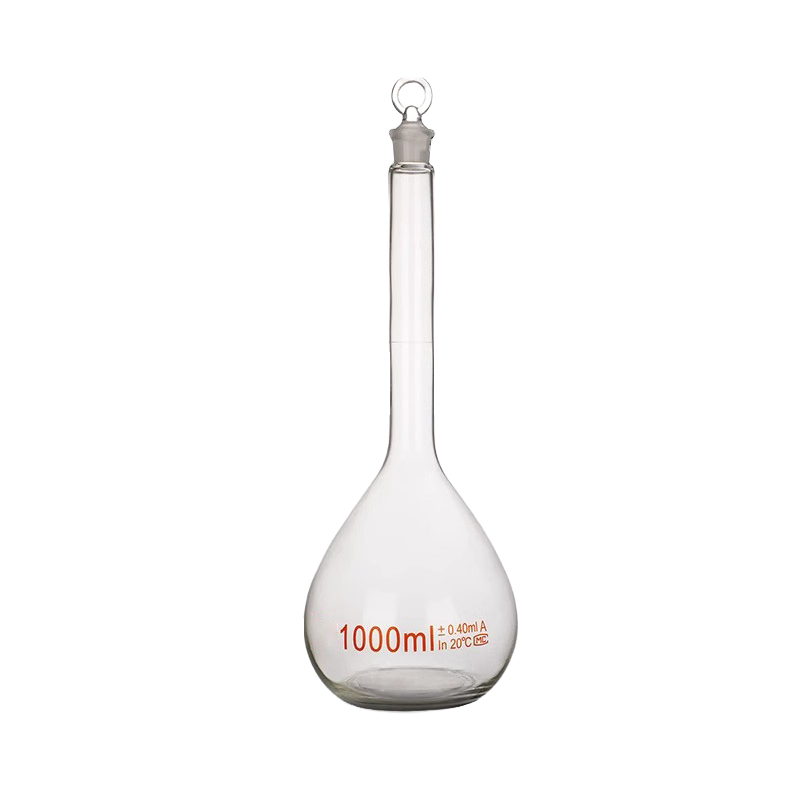 Class A Borosilicate Glass Volumetric Flask, Clear