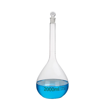 Class A Borosilicate Glass Volumetric Flask, Clear