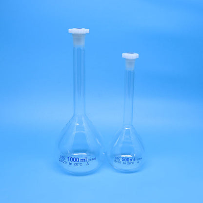 Class A Borosilicate Glass Volumetric Flask, Clear
