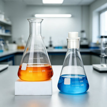 Borosilicate 3.3 Glass Erlenmeyer Flask, Narrow Neck
