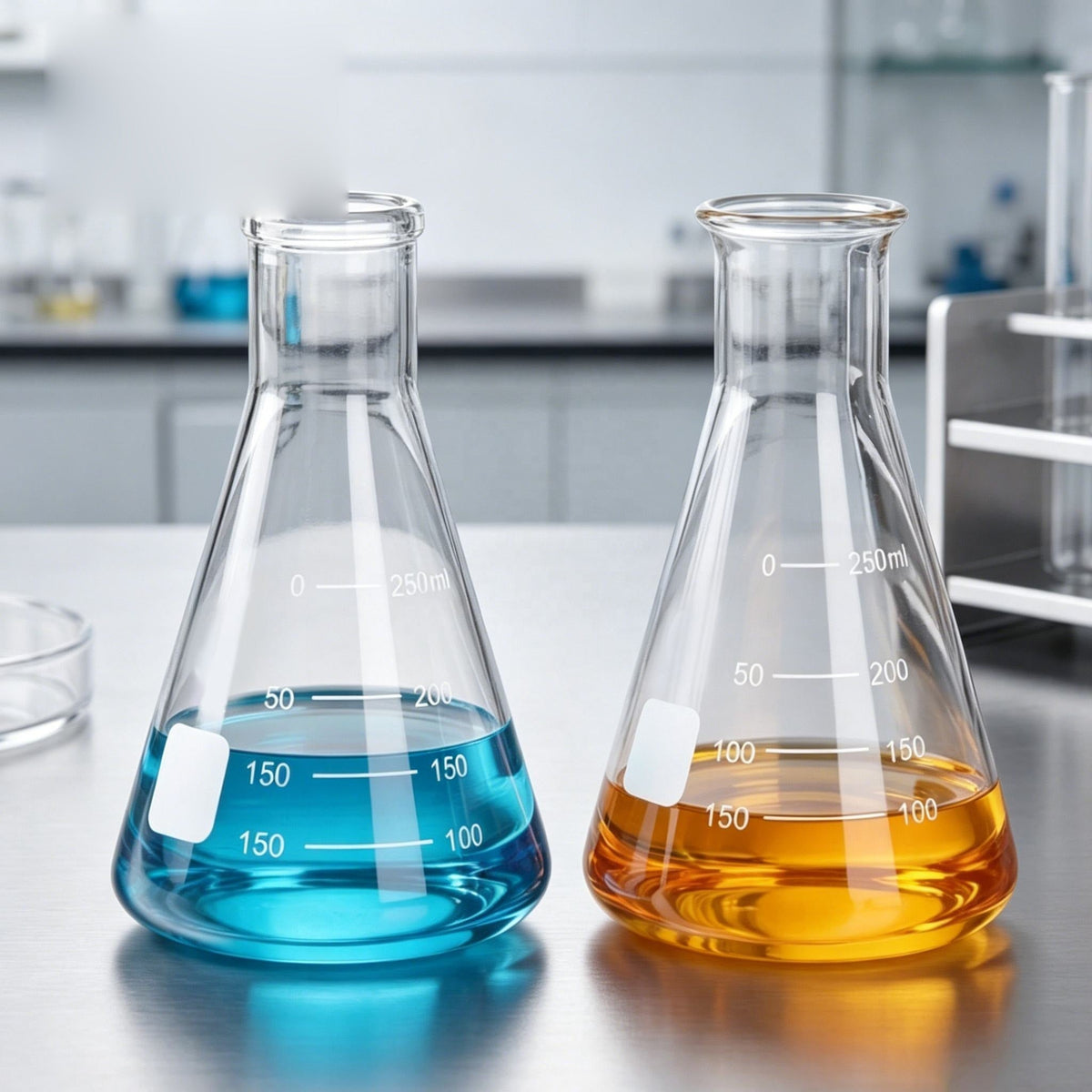 Borosilicate 3.3 Glass Erlenmeyer Flask, Narrow Neck